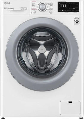 LG F4WV309S4E Πλυντήριο Ρούχων Inverter Direct Drive 9kg με Ατμό 1400 Στροφών