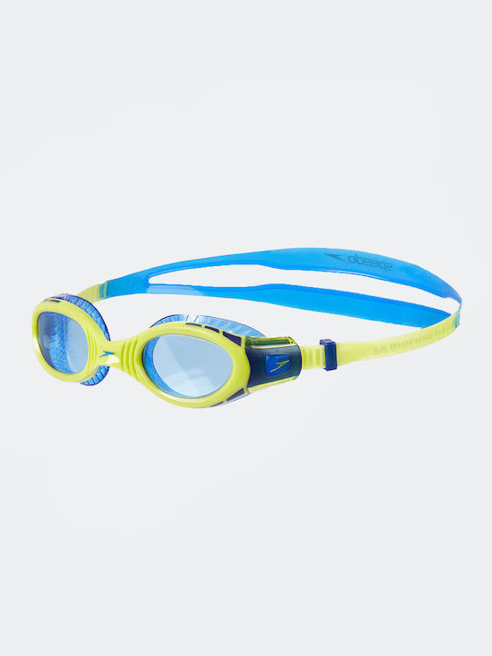Speedo Futura Biofuse Flexiseal 811594B979 Γυαλιά Κολύμβησης Παιδικά με Αντιθαμβωτικούς Φακούς Πράσινα