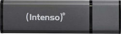 Intenso Alu Line 32GB USB 2.0 Stick Γκρι