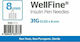 Ambitas WellFine Insulin Pen Needles 31G (0.25) x 8mm 100τμχ