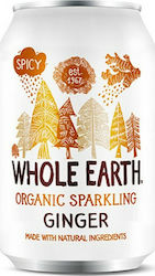 Whole Earth Λοιπά Ginger με Ανθρακικό, Χωρίς Ζάχαρη, Βιολογικό 330ml