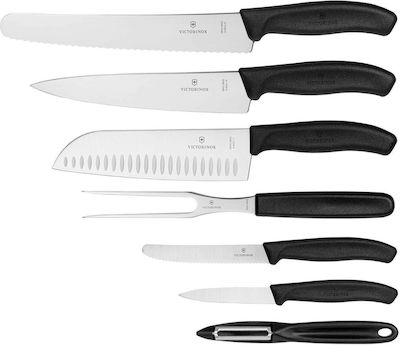 Victorinox Inox Cooking Utensil Set Black Swiss Classic 7pcs