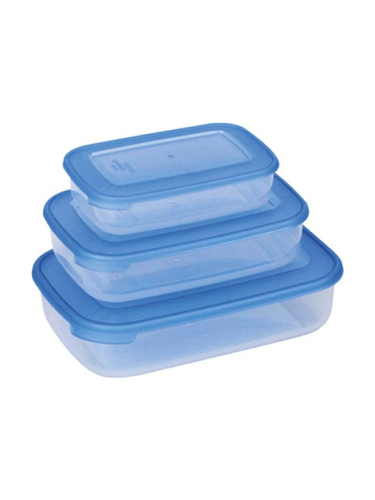 Venus Plastic Lunch Box Blue 3pcs