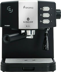 Singer Aroma Espressomaschine 850W Druck 20bar ...