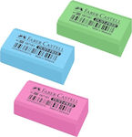 Faber-Castell Eraser for Pencil and Pen Dust Free (Μiscellaneous colours) 1pcs