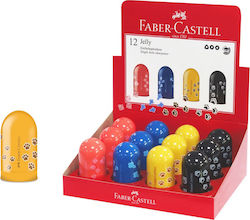 Faber-Castell Motif Kunststoff Spitzer Fass mit Radiergummi (Μiverse Farben)