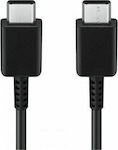 Samsung USB 2.0 Cable USB-C male - USB-C male Μαύρο 1m (EP-DG977BBE)