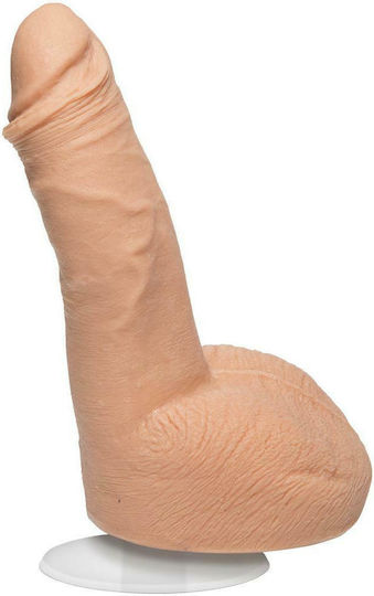 Doc Johnson Signature Cocks Ryan Bones with Removable Vac-U-Lock Realistic Dildo with Balls and Suction Cup Flesh 18cm