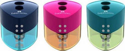 Faber-Castell Plastic Double Pencil Sharpener (Μiscellaneous Colours)