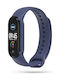 Tech-Protect Iconband Armband Silikon mit Pin Marineblau (Mi Smart Band 5/Mi Smart Band 6) TPRIB5NB