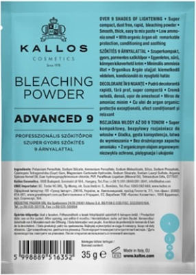 Kallos Advanced Bleaching Powder Up To 9 Grades 35gr