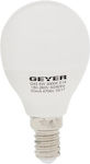 Geyer LED Lampen für Fassung E14 und Form G45 Warmes Weiß 470lm 1Stück