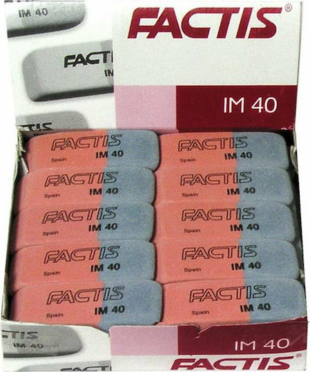 Factis Eraser Set for Pencil and Pen Factis Two-tone 1pcs