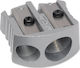 Maped Metallic Double Pencil Sharpener Gray Ασημί