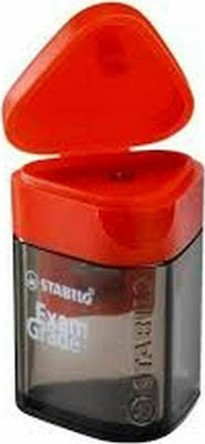 Stabilo Exam Plastic Pencil Sharpener Barrel Red