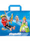 Playmobil Kunststoff Einkaufstasche in Blau Farbe