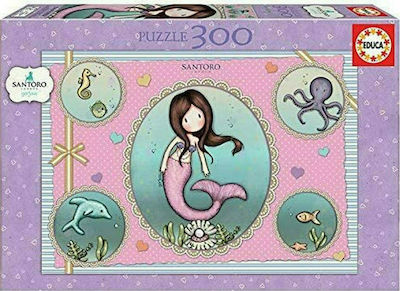 Puzzle pentru Copii Santoro Gorjuss Nice to Sea You pentru 4++ Ani 300buc Educa