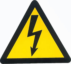 Auto Gs Κίνδυνος Ηλεκτροπληξίας Placă de avertizare Risc de șoc electric 20x20cm