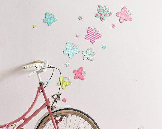 Ango Детска стикерна за стена Стена 3D Пяна Butterfly M 31.5x36бр 16бр