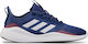 Adidas Fluidflow Sport Shoes Running Tech Indigo / Cloud White / Semi Solar Red