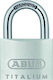 Abus Titalium 54ΤΙ/40Β Stahl Vorhängeschloss Messing mit Schlüssel 38mm 1Stück