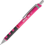 Rotring Tikky Mechanischer Bleistift zum Zeichnen 0.7mm mit Radiergummi Neon Pink