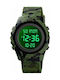 Skmei Digital Uhr Batterie mit Grün Kautschukarmband 1631 - Army Green