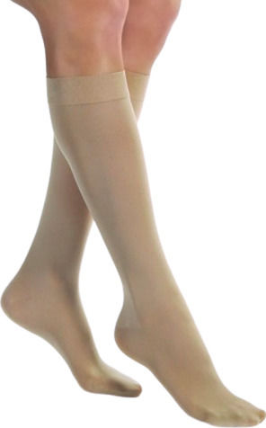 Johns Graduated Compression Calf High Socks 70 Den Beige