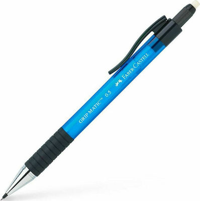 Faber-Castell Gripmatic Μηχανικό Μολύβι 0.5mm με Ξύστρα και Γόμα Μπλε