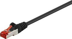 Goobay S/FTP Cat.6 Ethernet Cable 1m Black