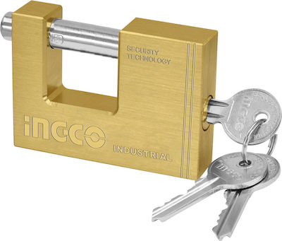 Ingco Steel Padlock Monoblock with Key 70mm 1pcs