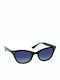 Eyelead Women's Sunglasses with Black Plastic Frame and Black Polarized Lens L 670