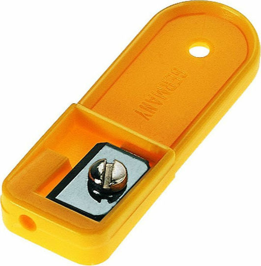 M+R 314 Plastic Sharpener Yellow 1pcs
