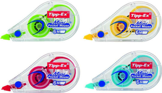 Tipp-ex Mini Pocket Mouse Korrekturband Verschiedene Designs oder Farben