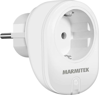 Marmitek Power SE Einzeln Extern Stromsteckdose WLAN mit Schalter Weiß