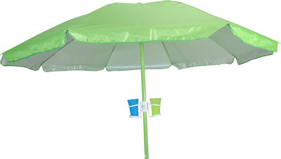 TnS 1503 Beach Umbrella Green Diameter 2m Green 03.ULA-1503