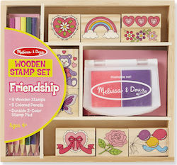 Melissa & Doug Stamps Friendship Stamp Set for Children 4++ Years