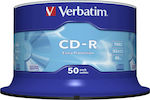 Verbatim Recordable CD-R 52x 700MB Cake Box 50pcs