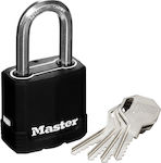 Master Lock M115EURDLF Steel Padlock Brass with Key 50mm 1pcs