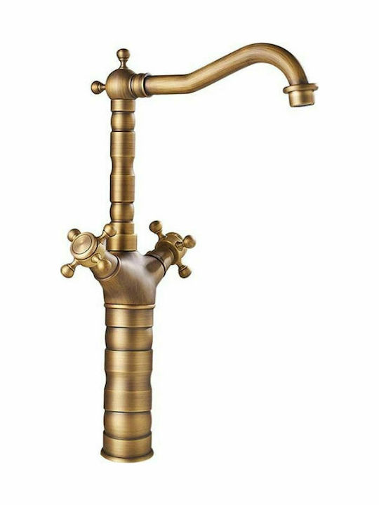 WYL1925 Tall Sink Faucet Retro Bronze