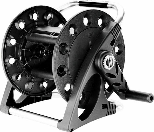 Claber Aquapony Wall Mounted Garden Hose Reel for Hose up to 20m with Rewind Handle