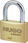 Hugo Locks SB 40 Stahl Vorhängeschloss Messing mit Schlüssel 40mm 1Stück