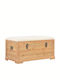 vidaXL Wooden Decorative Trunk Beige 80x40x40εκ.