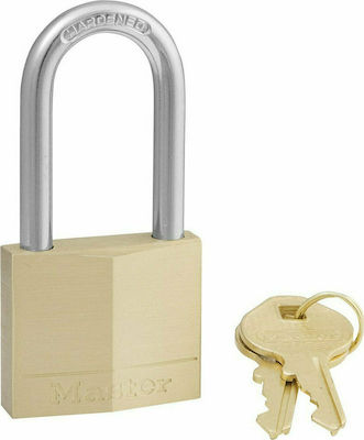 Master Lock 140EURDLF Stahl Vorhängeschloss Verlängert mit Schlüssel 40mm 1Stück