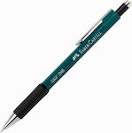 Faber-Castell Μηχανικό Μολύβι 0.7mm με Γόμα Πράσινο