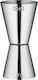 Cilio Cilio Double Bar Spirit Measure 20/30ml Silver