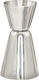 Pulltex Double Bar Spirit Measure 20/40ml Silver