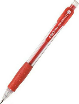 Bic Velocity Mechanical Pencil 0.5mm for Drawing with Eraser Red