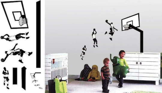 Next Kids Wall Sticker Basketball basket 60x30cm 8pcs