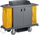 Mopatex Hotel Plastic Housekeeping Cart with Dimensions W154xD54xH129cm. 1pcs